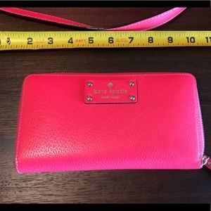 Kate Spade hot pink wallet